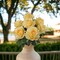 20" Yellow Rose Bush Set of 6 - Vibrant Artificial Flowers, Indoor/Outdoor Decor, Perfect for Home, Events, and Weddings - Year-Round Display, Floral Home by Artificial Flowers